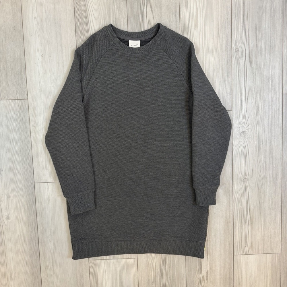 Varley Knit Albret Lounge‎ Dress Sweater Dress Charcoal Gray Anthropologie Small